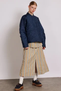 susie quilted reversible bomber