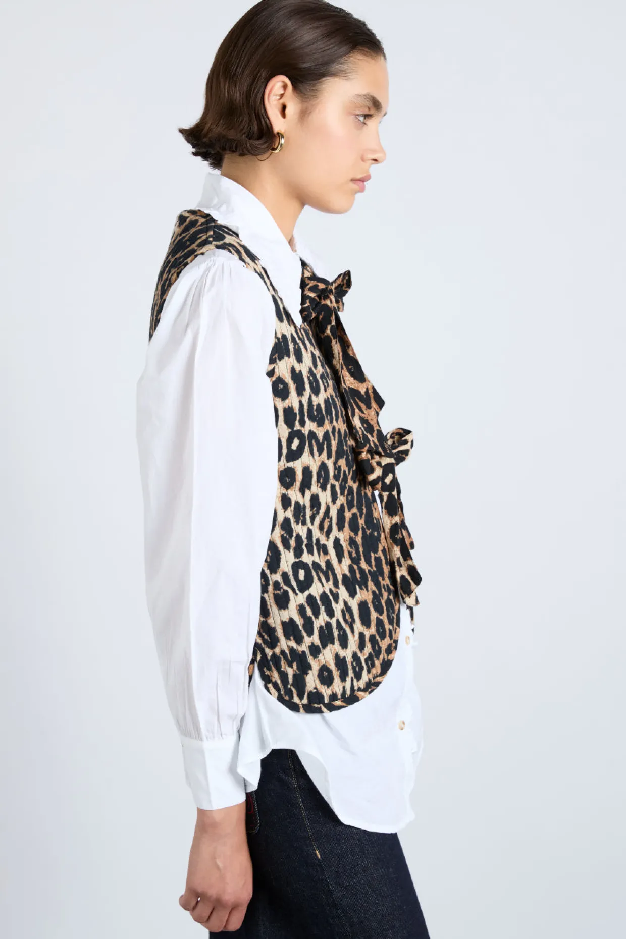 tilly gilet - leopard